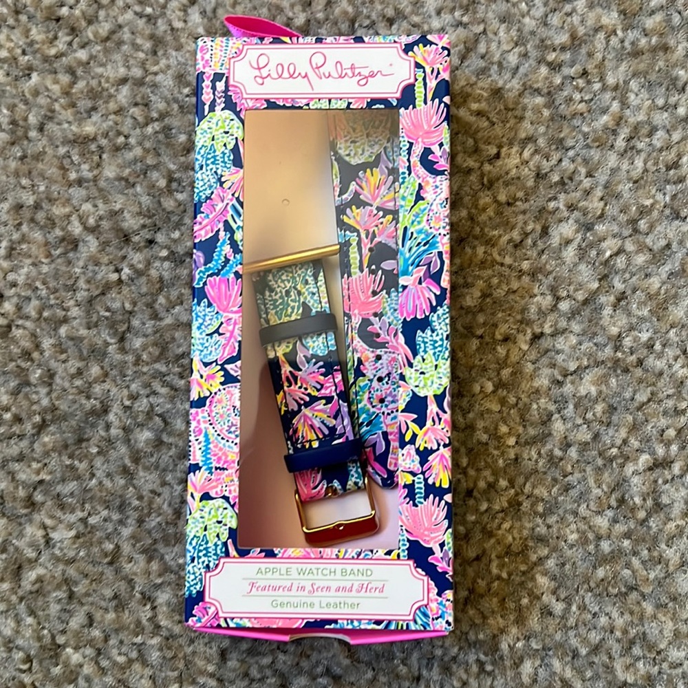 Lilly Pulitzer Apple Watch Strap NWT in box